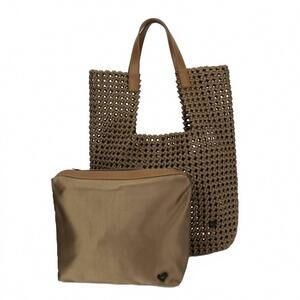 NEW PRENELOVE women's eston large tote in dark khaki